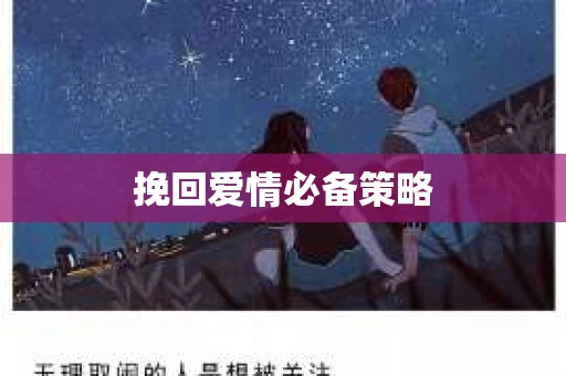挽回爱情必备策略