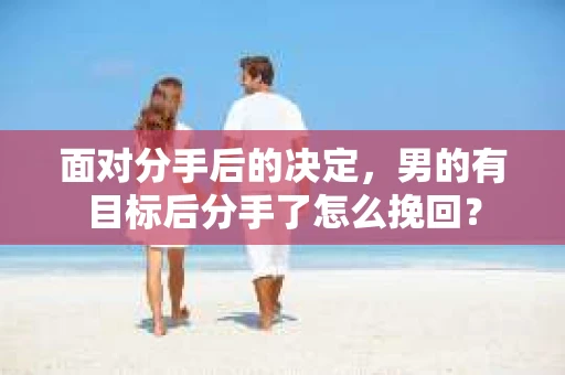 面对分手后的决定，男的有目标后分手了怎么挽回？