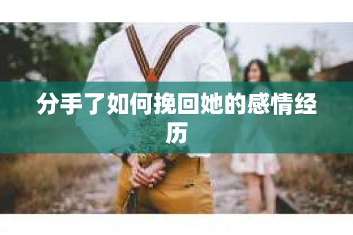 分手了如何挽回她的感情经历