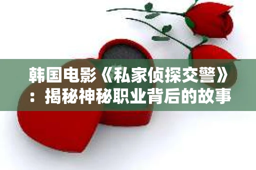 韩国电影《私家侦探交警》：揭秘神秘职业背后的故事