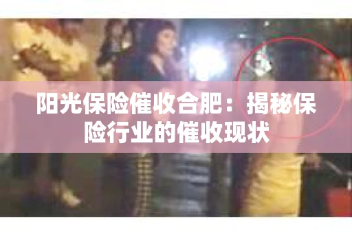 阳光保险催收合肥：揭秘保险行业的催收现状