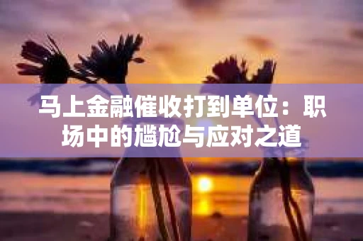 马上金融催收打到单位：职场中的尴尬与应对之道