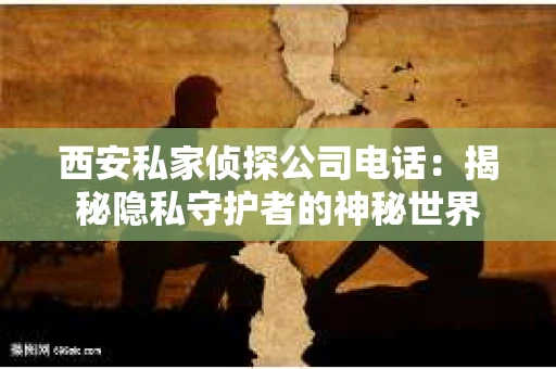 西安私家侦探公司电话：揭秘隐私守护者的神秘世界