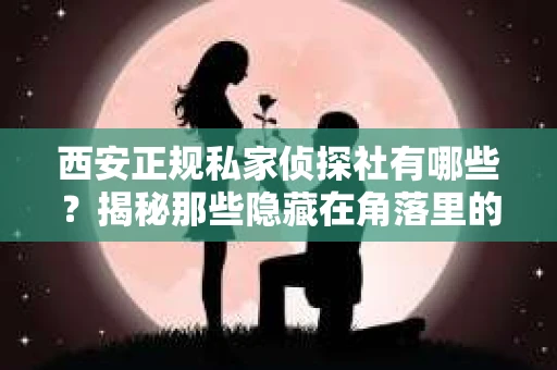 西安正规私家侦探社有哪些？揭秘那些隐藏在角落里的神秘力量