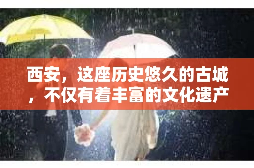 西安，这座历史悠久的古城，不仅有着丰富的文化遗产，也有着现代社会的各种需求。今天，我们就来聊聊一个比较特别的话题——西安有没有私家侦探。