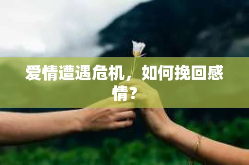 爱情遭遇危机，如何挽回感情？