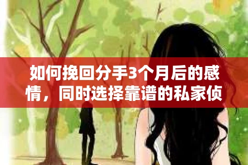 如何挽回分手3个月后的感情，同时选择靠谱的私家侦探社？