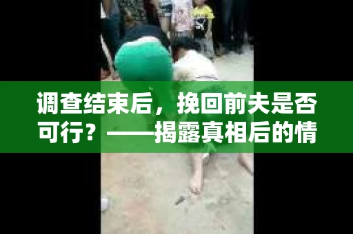 调查结束后，挽回前夫是否可行？——揭露真相后的情感疗愈与人生决策