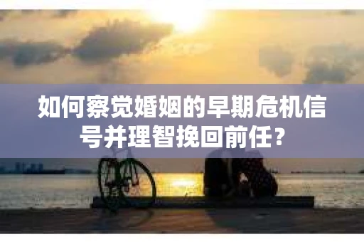 如何察觉婚姻的早期危机信号并理智挽回前任？